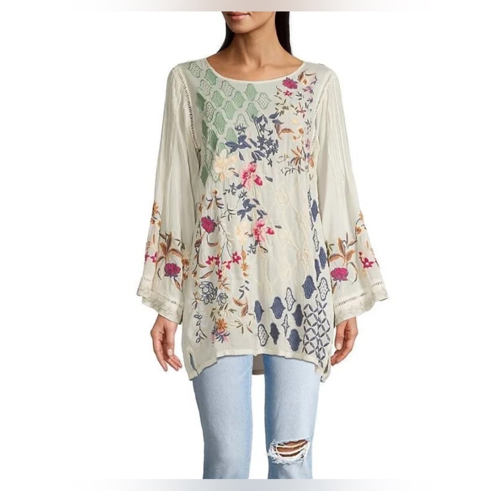 Johnny Was Esmerelda Tunic blouse size Small